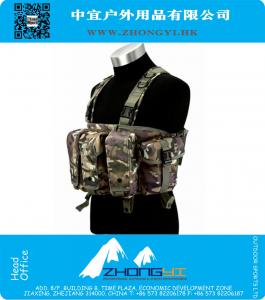 Airsoft multifunción chaleco tácticas AK / M4 revista Chest Rig