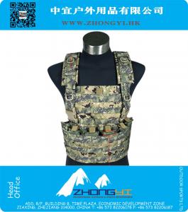 Camouflage Hunting Military Chest Rig Combat tactical vest 1000d Cordura Nylon