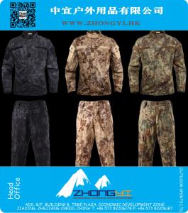 Kamuflaj askeri uniform.SHIRT ve pantolon, airsoft taktik kamuflaj BDU