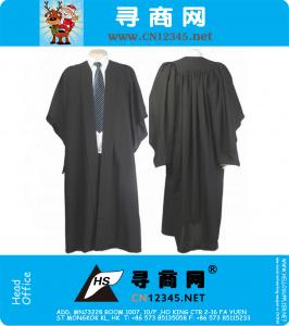 Classic Black Bachelor Graduation Gown University Academic Dress