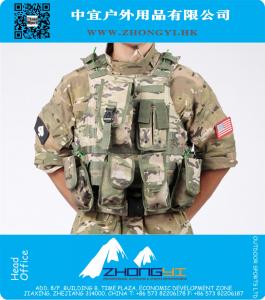 chaleco de actividad al aire libre en general para los uniformes militares campo de combate CP compuesta chaleco de camuflaje múltiples bolsillo del chaleco táctico