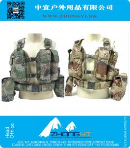 Qualitäts-Militär Trainning Tactical Vest, Multifunktions-Outdoor Equipment, Tarnung Kampfschutzwesten.