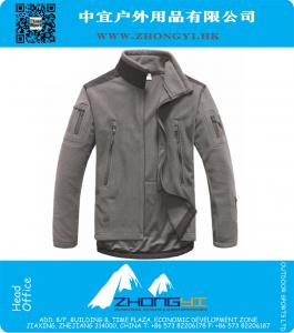 Mens Jacket Fleece Military Army Softshell Polar Hunting Tactical Outdoor Coat B