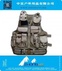 Militar Equipamento multifuncional Formação Patrol Tactical Vest Cs malha respirável Outdoor equipamento do campo