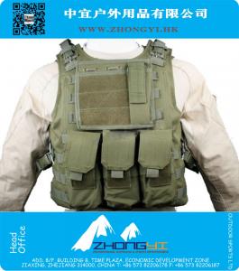 Military Tactical Vest 800D Oxford Multi Function Airsoft Paintball Vest US Army Miltary Security Uniform