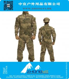 militar do exército combate uniforme terno tático e calças com cotoveleiras e joelheiras