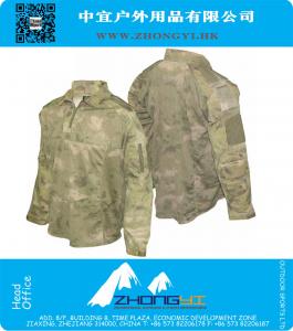 Militair uniform camouflagepak, combat shirt en combat broek met verstevigde ellebogen en knieÃ«n, militaire kleding voor de jacht