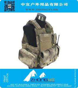 Modular tactical vest equipped combat vest suit