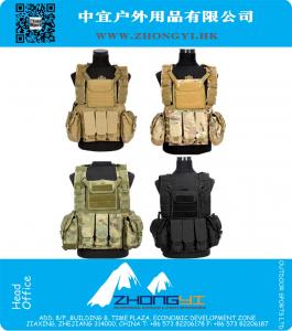 Multifunction Military tactical vest combat airsoft paintball training protective uniform outdoor
