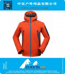 Außensoftshell Jacket Men Wanderjacke Wintermantel wasserdicht winddicht Jacke für Wandern Camping Ski