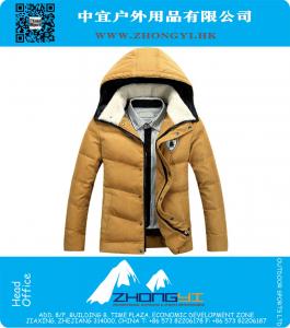 Plus Size 4XL 2015 inverno quente Men jaquetas jaqueta de inverno espessamento Men Moda Casacos, ao ar livre para baixo