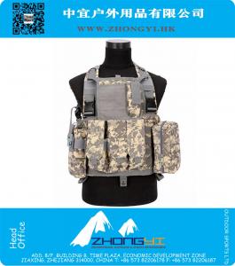 Protective Tactical vest Multifunction military cosplay molle vest for airsoft paintball feild game outdoor