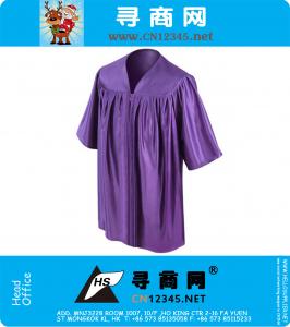 Shiny Purple Kindergarten Preschoole Graduation Gowns