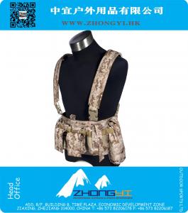 Tactical Chest Vest 1000D Waterproof Nylon Adjustable Molle Combat Vest Army Military Vests