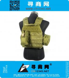 Tactical sports vest Military PI style Lightweight Plate Carrie 6 Pouches Vest