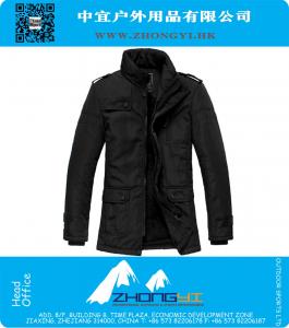 Winter Jacket Men Thickening Casual Cotton Outdoors Waterproof Windproof Breathable Sport Coat