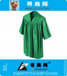 Glanzende Groene Afstuderen Gowns