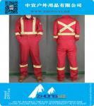 Tactical Vest Mens 100% riflettente tute abiti da lavoro a maniche lunghe di protezione di sicurezza di cotone più grande dimensione uniforme One Piece
