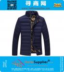 Winter jacket men stand collar thick fashion coat thick three color outdoor down cotton bomber clothing