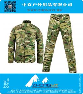 Army military tactical cargo pants uniform waterproof camouflage tactical military bdu combat uniform us army men clothing set
