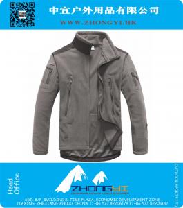 Mens clothing autumn winter fleece army jacket softshell outdoor hunting clothing for men softshell military style jackets