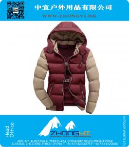 Winter Jacket Men warm coat mens casual hooded cotton jackets Brand Fashion Handsome outdoor padded Parka Plus size XXXL